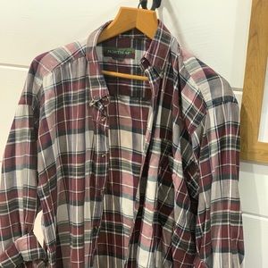 Flannel button down